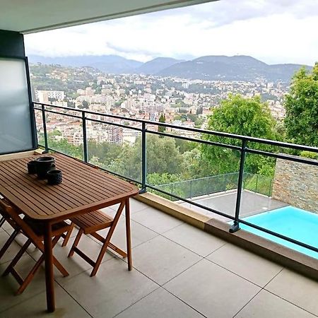 Pessicart - T2 Avec Terrasse - Residence Avec Piscine Ницца Экстерьер фото