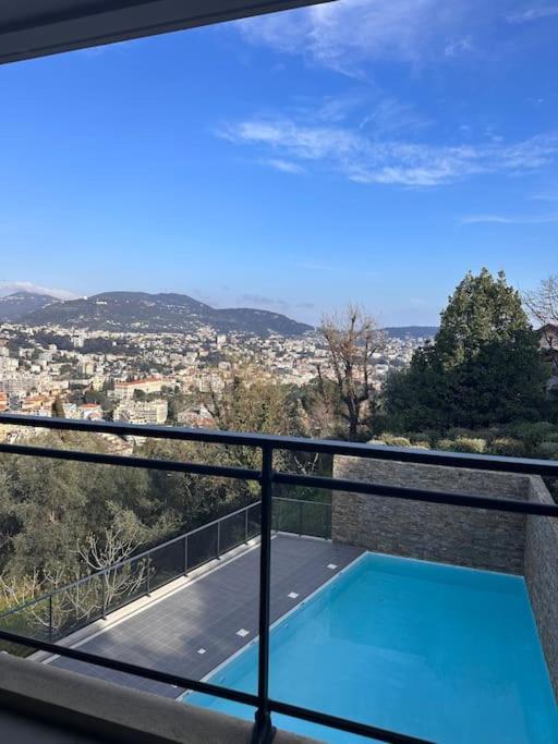 Pessicart - T2 Avec Terrasse - Residence Avec Piscine Ницца Экстерьер фото