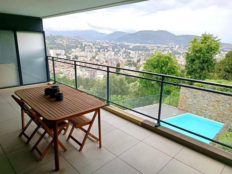 Pessicart - T2 Avec Terrasse - Residence Avec Piscine Ницца Экстерьер фото